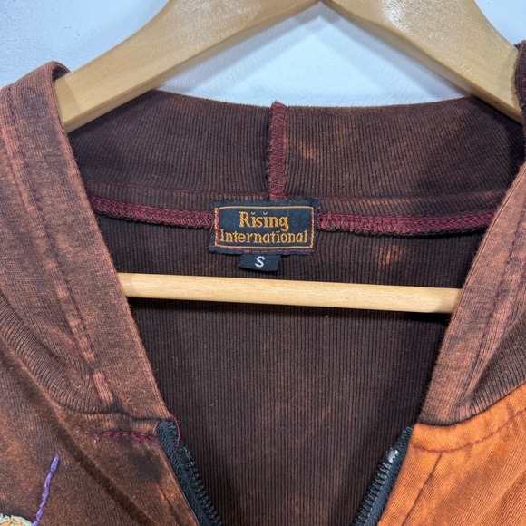 Rising International Patchwork Zip up Hoodie - Picture 2 of 9